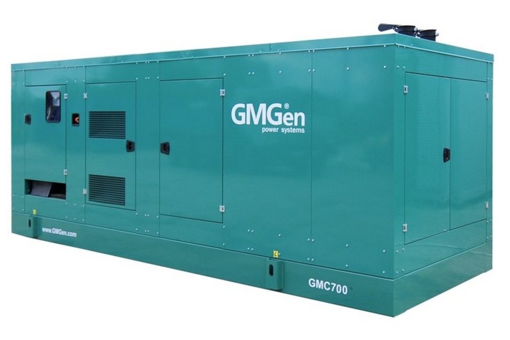 Дизельная электростанция с АВР - GMGen GMC1100 в контейнере | 800 кВт, двигатель Cummins KTA38G14