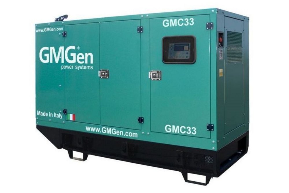 Дизельный генератор с АВР - GMGen GMC33 в кожухе | 24 кВт, двигатель Cummins