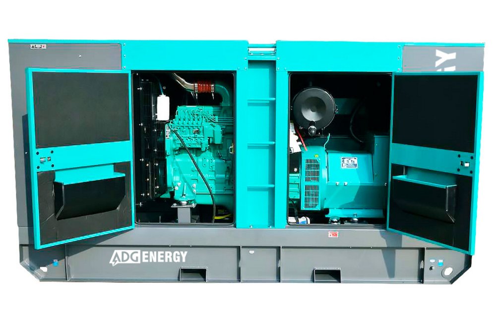 ADG-Energy AD-250C с автозапуском (АВР) в кожухе | российский дизельный генератор 180 кВт (Cummins)