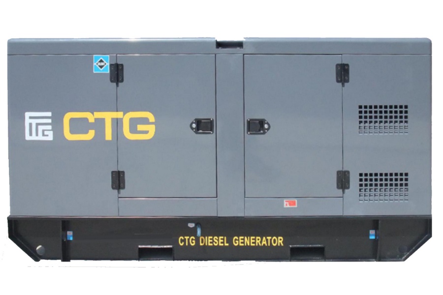 Дизельный генератор CTG 110C в кожухе | 80 кВт, двигатель Cummins