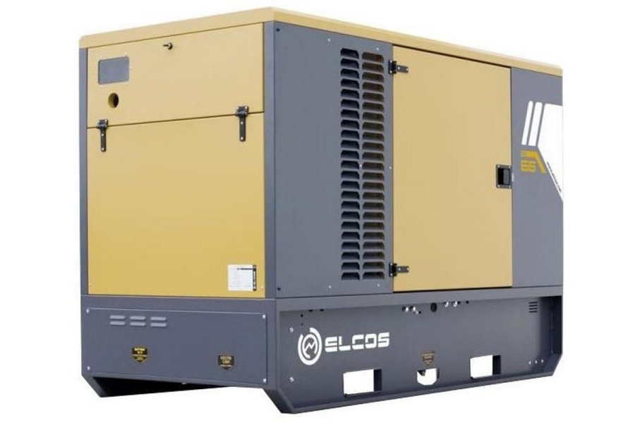 Дизельный генератор 124 кВт с АВР | ELCOS GE.CU.176/160.SS+011 в кожухе, автозапуск, двигатель Cummins