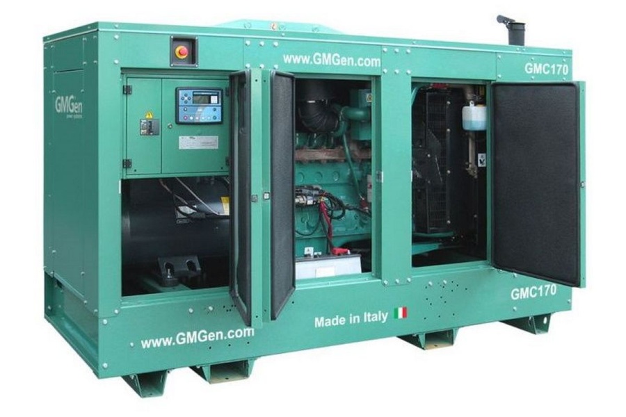 Дизельная электростанция GMGen GMC170 в кожухе | 124 кВт, двигатель Cummins